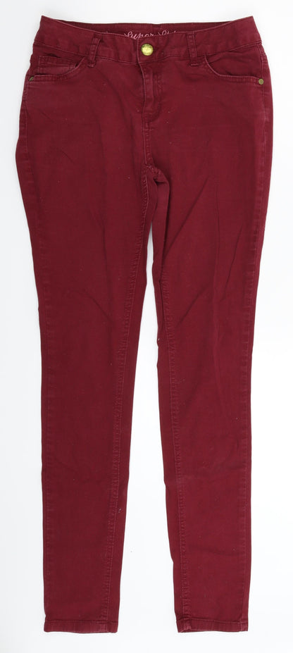 Denim & Co. Womens Brown  Denim Jegging Jeans Size 10 L30 in