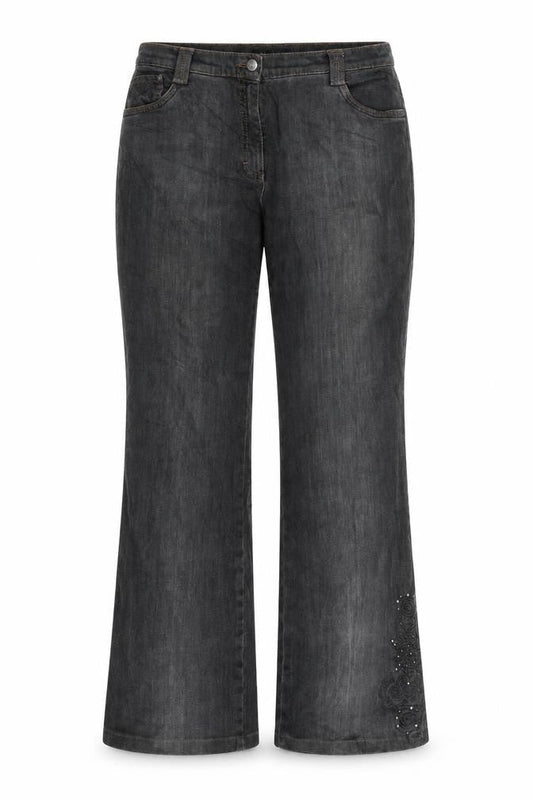 Womens UK Size 30 in BRAX Regular Fit Bootcut Grey Jeans