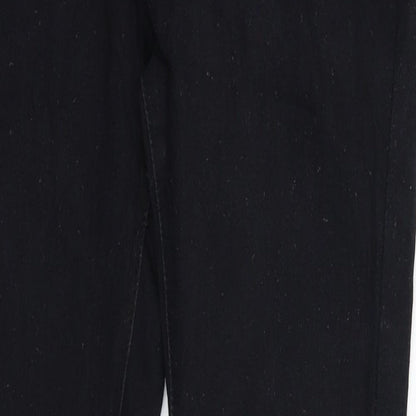 Denim & Co. Womens Black  Denim Jegging Jeans Size 10 L29 in