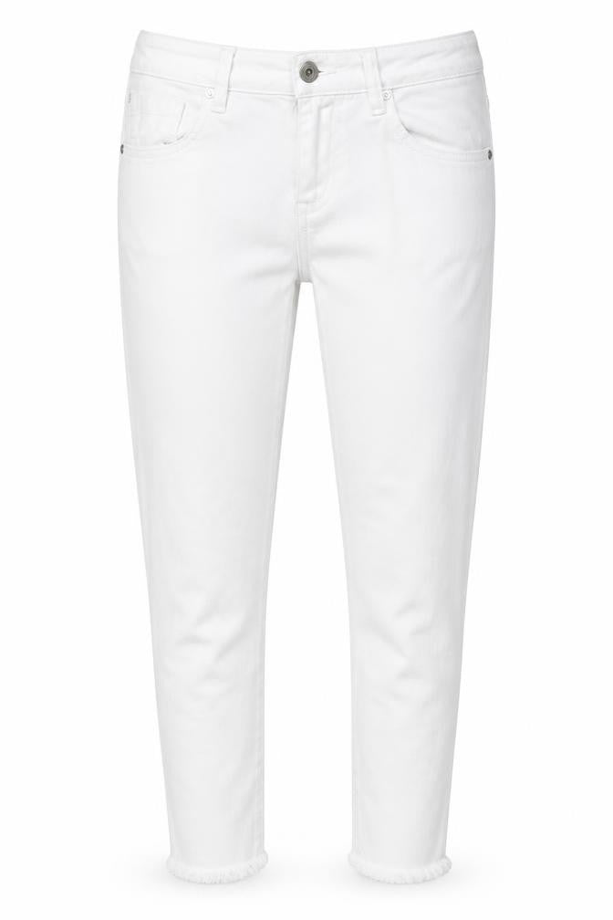 Womens UK Size 12 Denim & Co. Extra-Slim Fit Skinny White Jeans