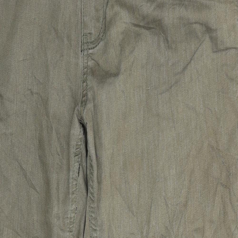 Womens UK Size 33 in Soyaconcept Regular Fit Straight Green Jeans