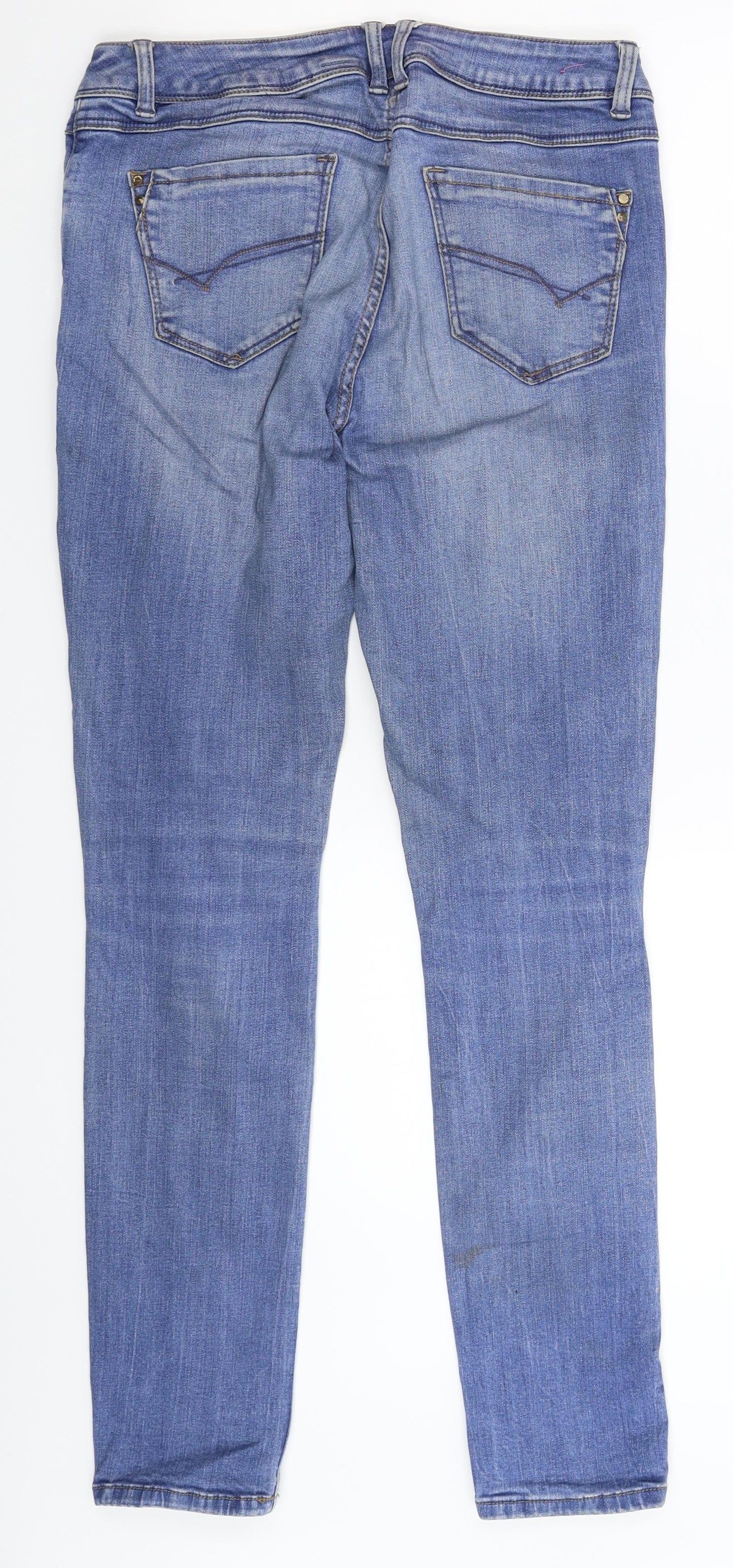 New Look Womens Blue  Denim Skinny Jeans Size 12 L29 in