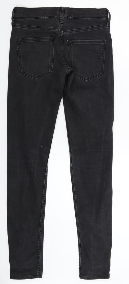 FC Jeans Womens Grey  Denim Skinny Jeans Size 8 L31 in