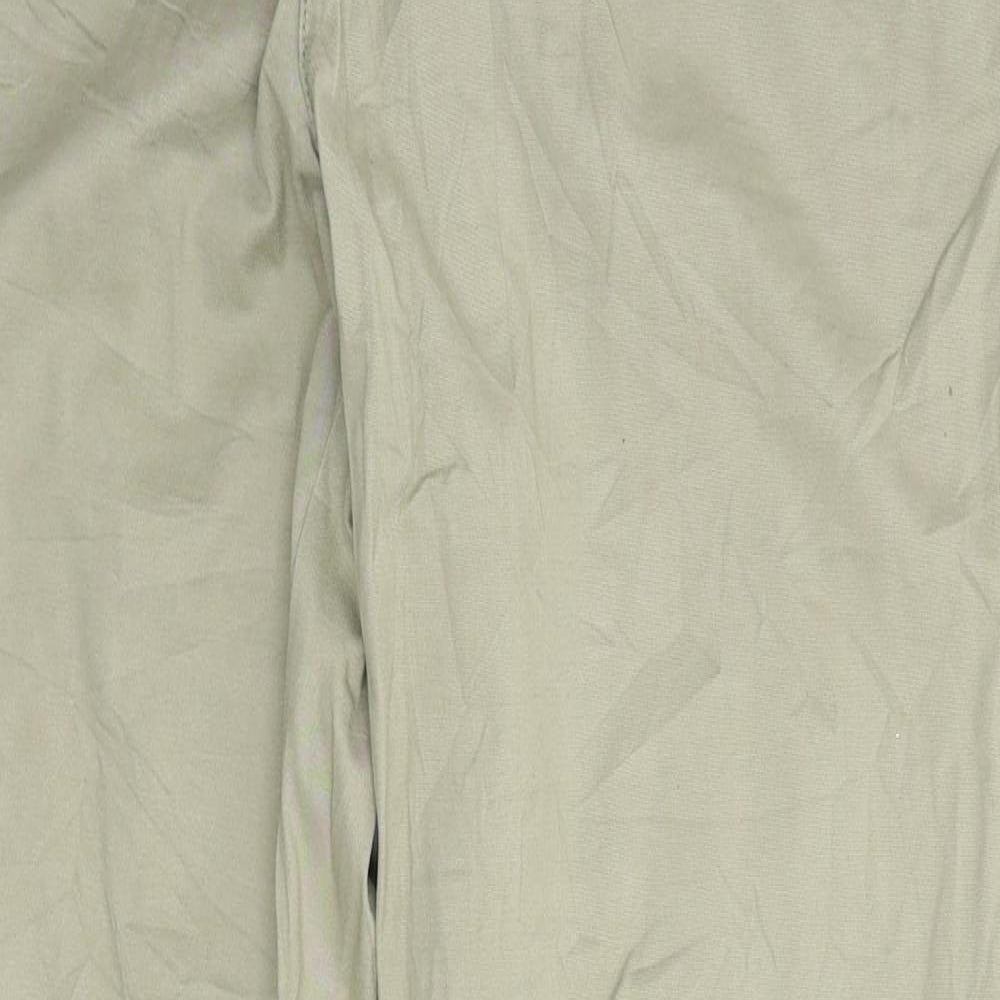 Biaggini Womens Green  Denim Straight Jeans Size 12 L31 in