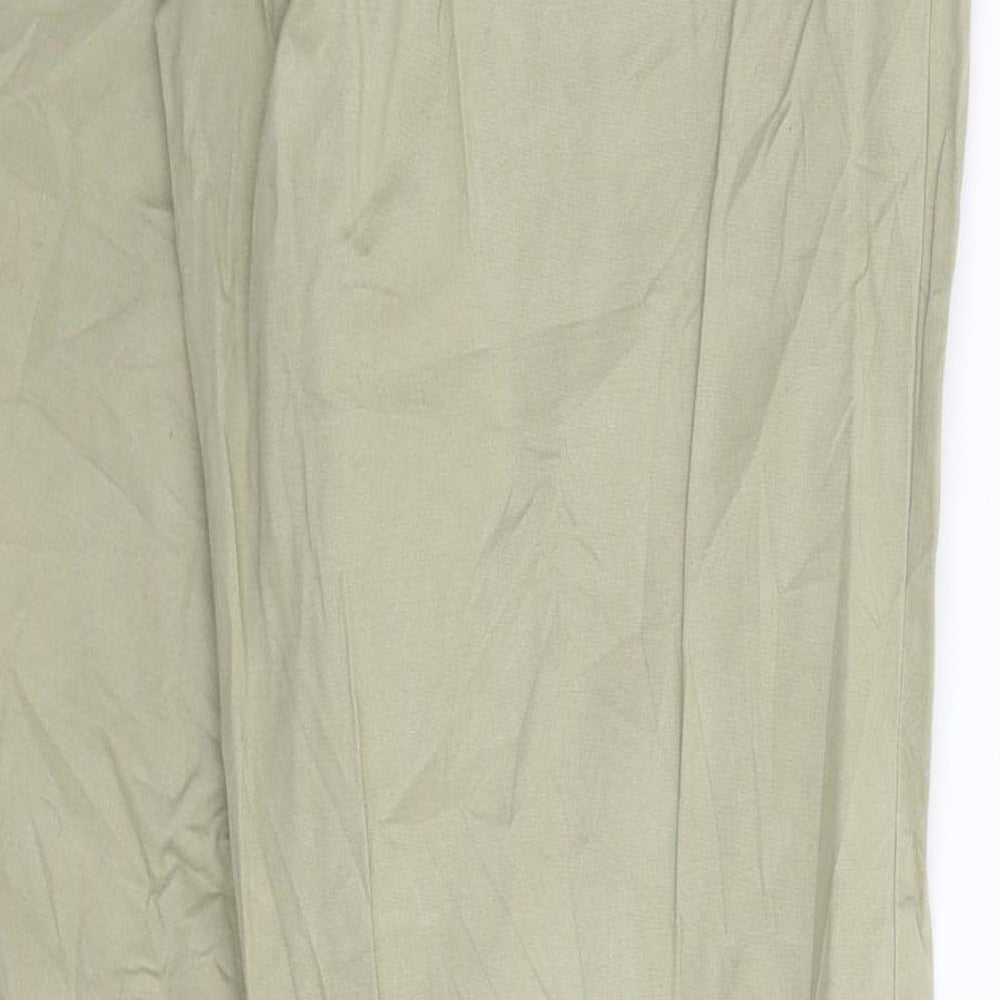 Biaggini Womens Green  Denim Straight Jeans Size 12 L31 in