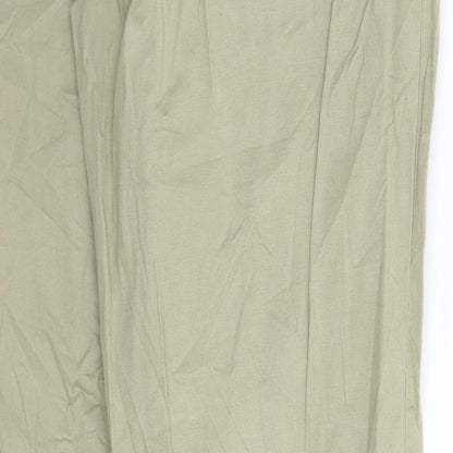 Biaggini Womens Green  Denim Straight Jeans Size 12 L31 in
