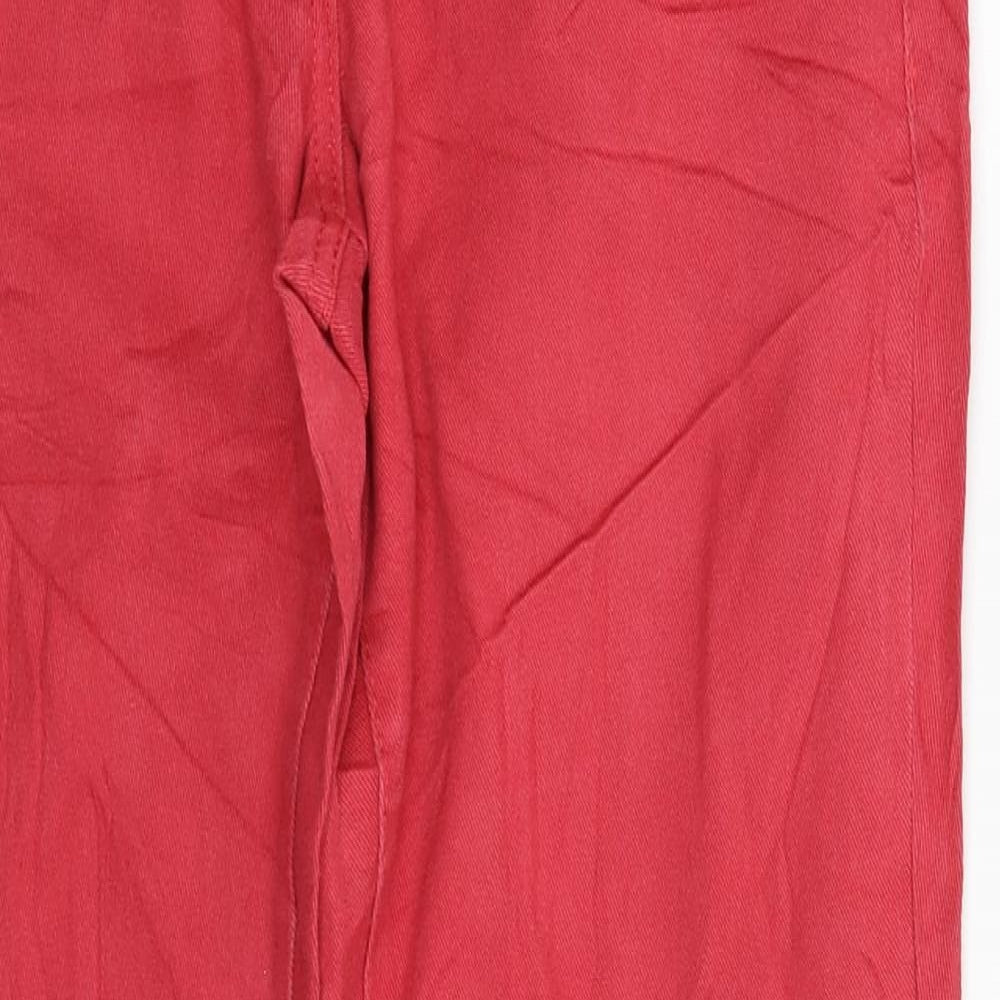 Womens UK Size 32 in Preworn Slim Fit Skinny Red Jeans