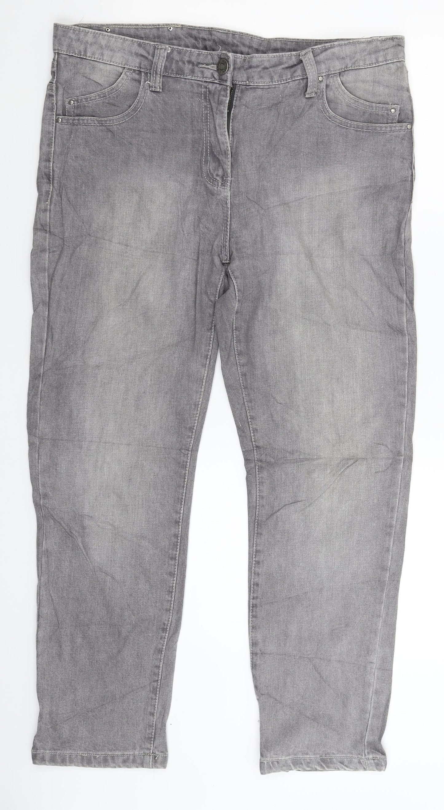 Womens UK Size 34 in Gina Slim Fit Skinny Grey Jeans