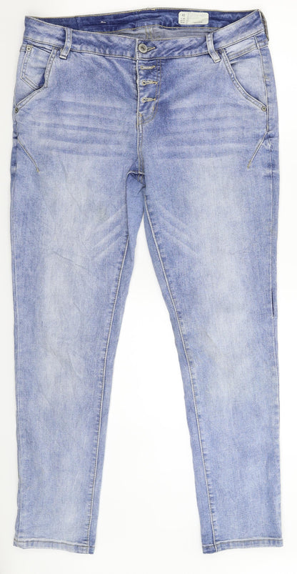 Denim 1982 Womens Blue  Denim Skinny Jeans Size 34 in L30 in