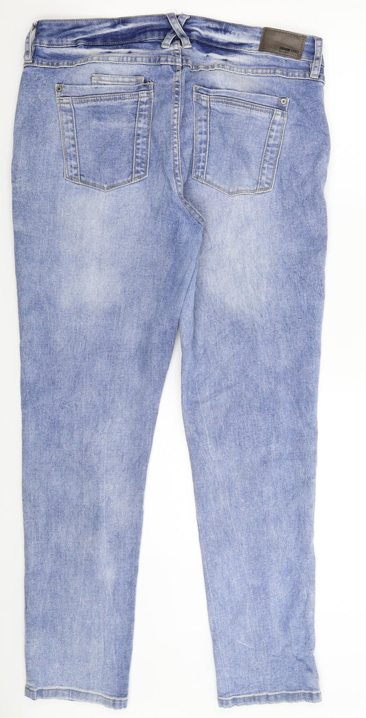 Denim 1982 Womens Blue  Denim Skinny Jeans Size 34 in L30 in