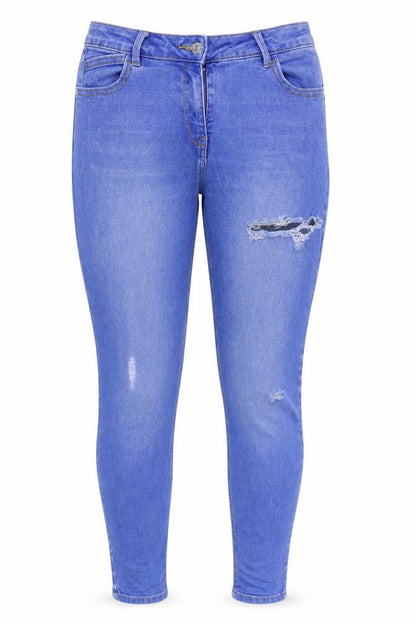 Womens UK Size 12 Matalan Extra-Slim Fit Skinny Blue Jeans