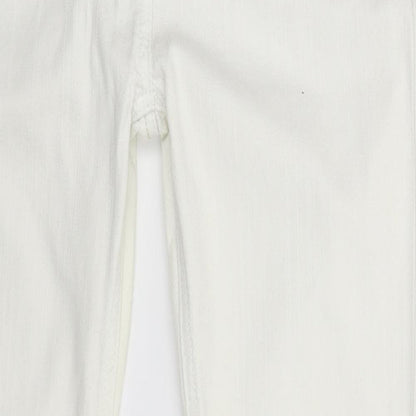 House of Denim Womens White  Denim Skinny Jeans Size 12 L29 in