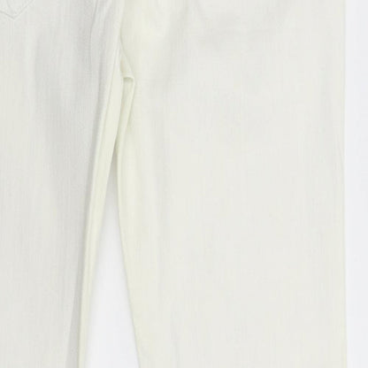 House of Denim Womens White  Denim Skinny Jeans Size 12 L29 in