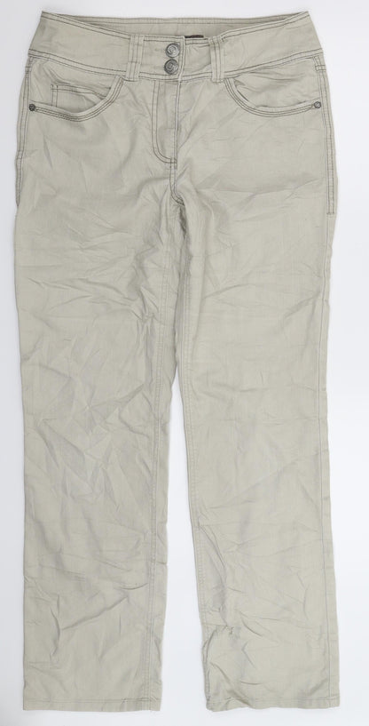 Cecil Womens Grey  Denim Straight Jeans Size 31 in L31 in