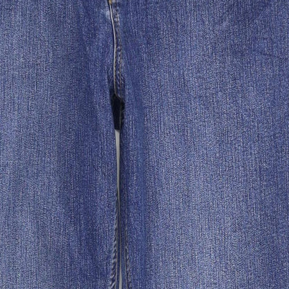 Piano Womens Blue  Denim Straight Jeans Size 34 in L31 in