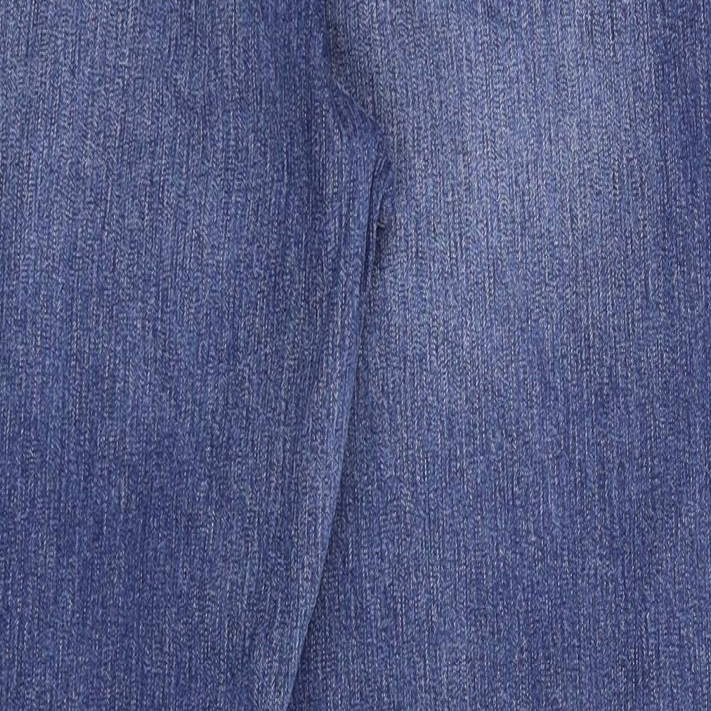 Piano Womens Blue  Denim Straight Jeans Size 34 in L31 in