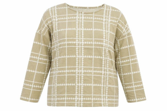 TU Womens Beige Fair Isle  Pullover Jumper Size 14