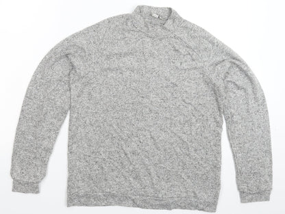 River Island Girls Grey  Knit Pullover Jumper Size 11-12 Years
