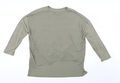 Primark Womens Green   Henley Jumper Size 16