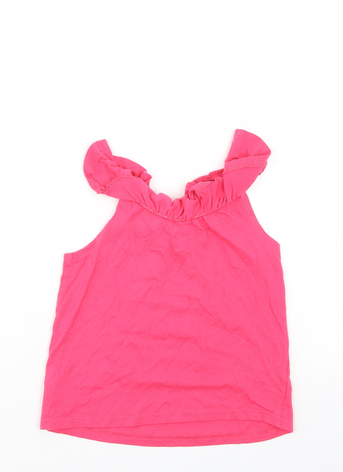 Primark Girls Pink   Basic Button-Up Size 6-7 Years