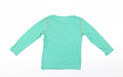 Preworn Girls Green   Basic T-Shirt Size 8-9 Years
