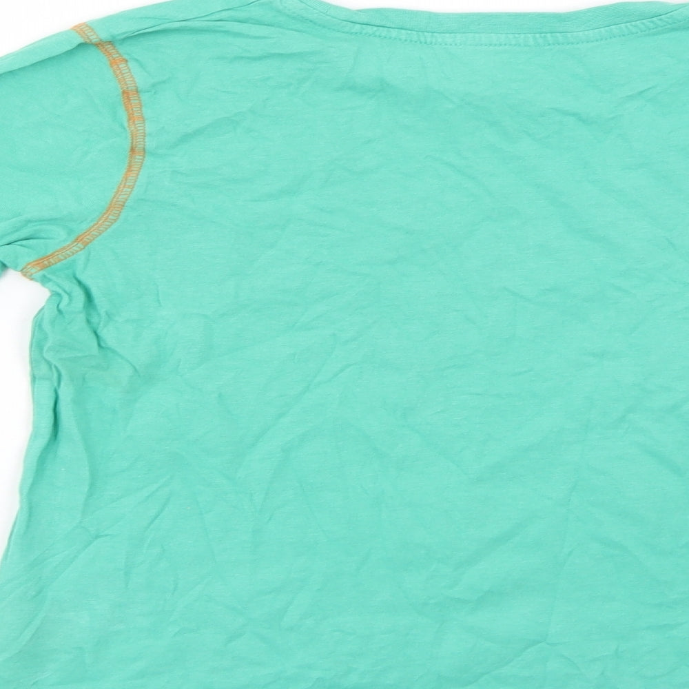 Preworn Girls Green   Basic T-Shirt Size 8-9 Years