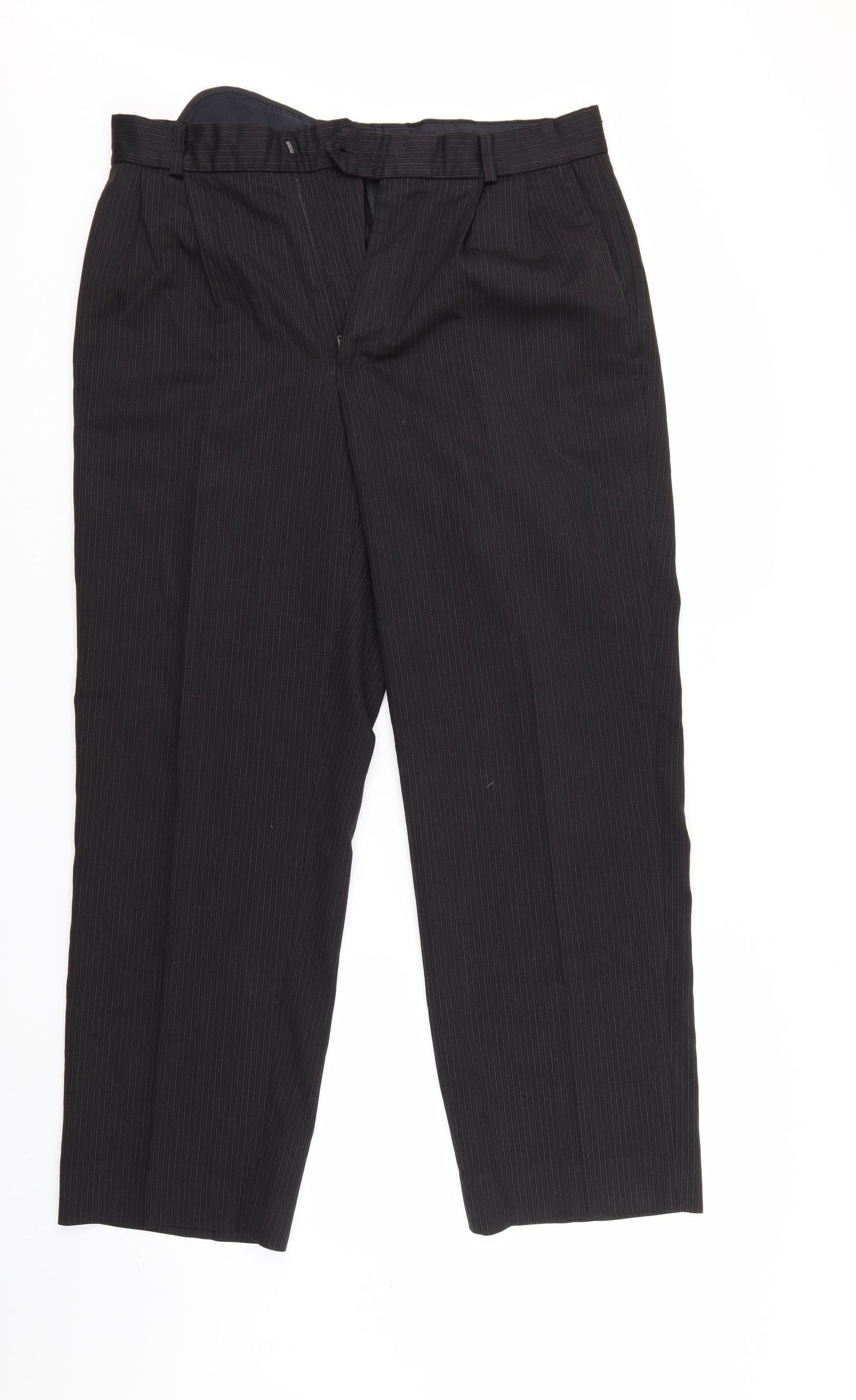 NEXT Mens Black Striped  Sweatpants Trousers Size 32 L29 in