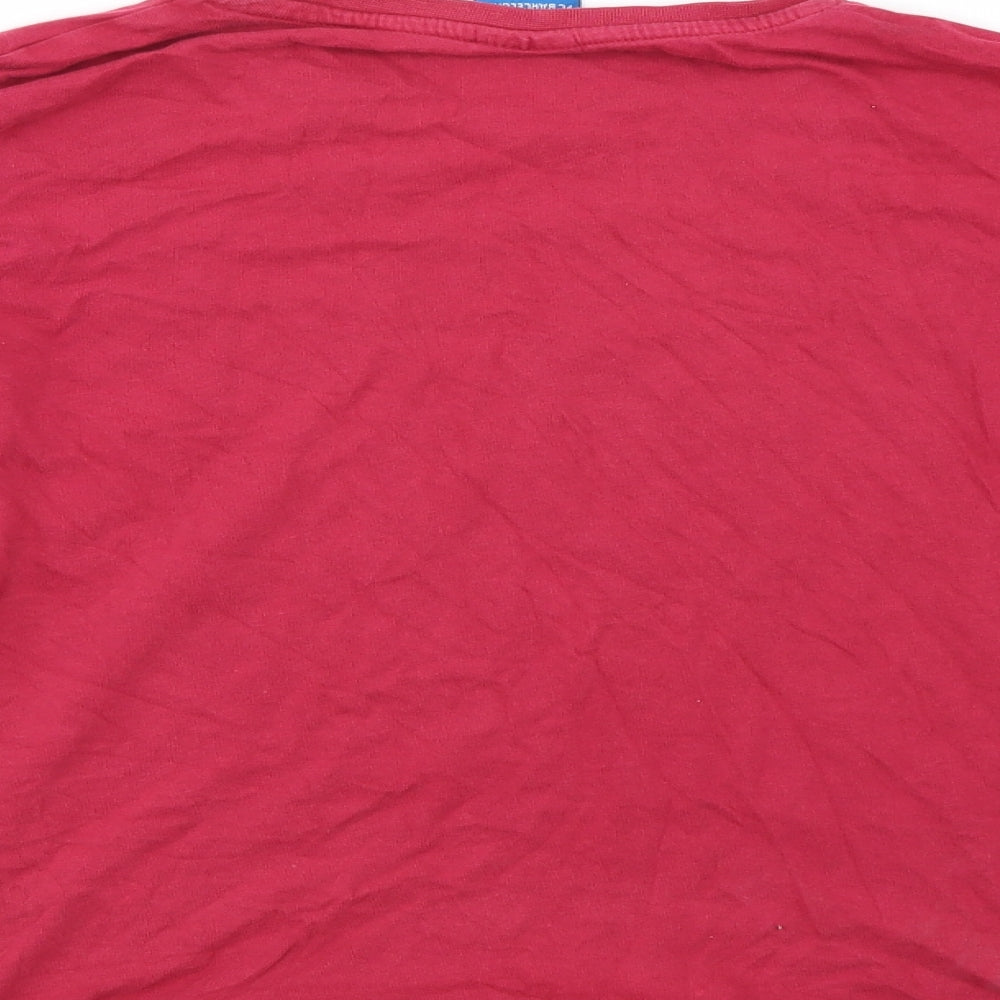 FC Barcelona Boys Red   Basic T-Shirt Size 10-11 Years  - FC Barcelona