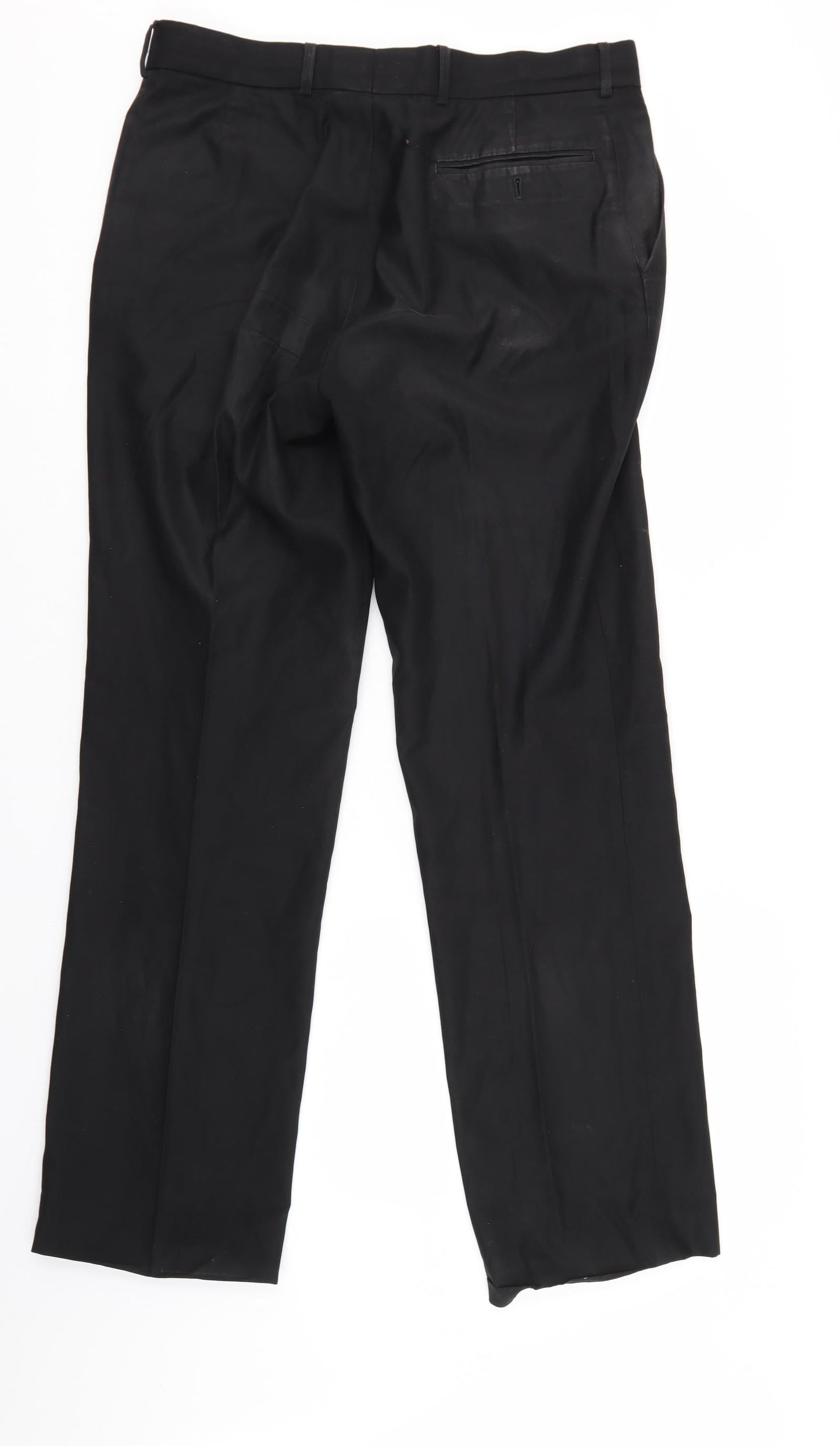 Burton Mens Black   Trousers  Size 32 L31 in