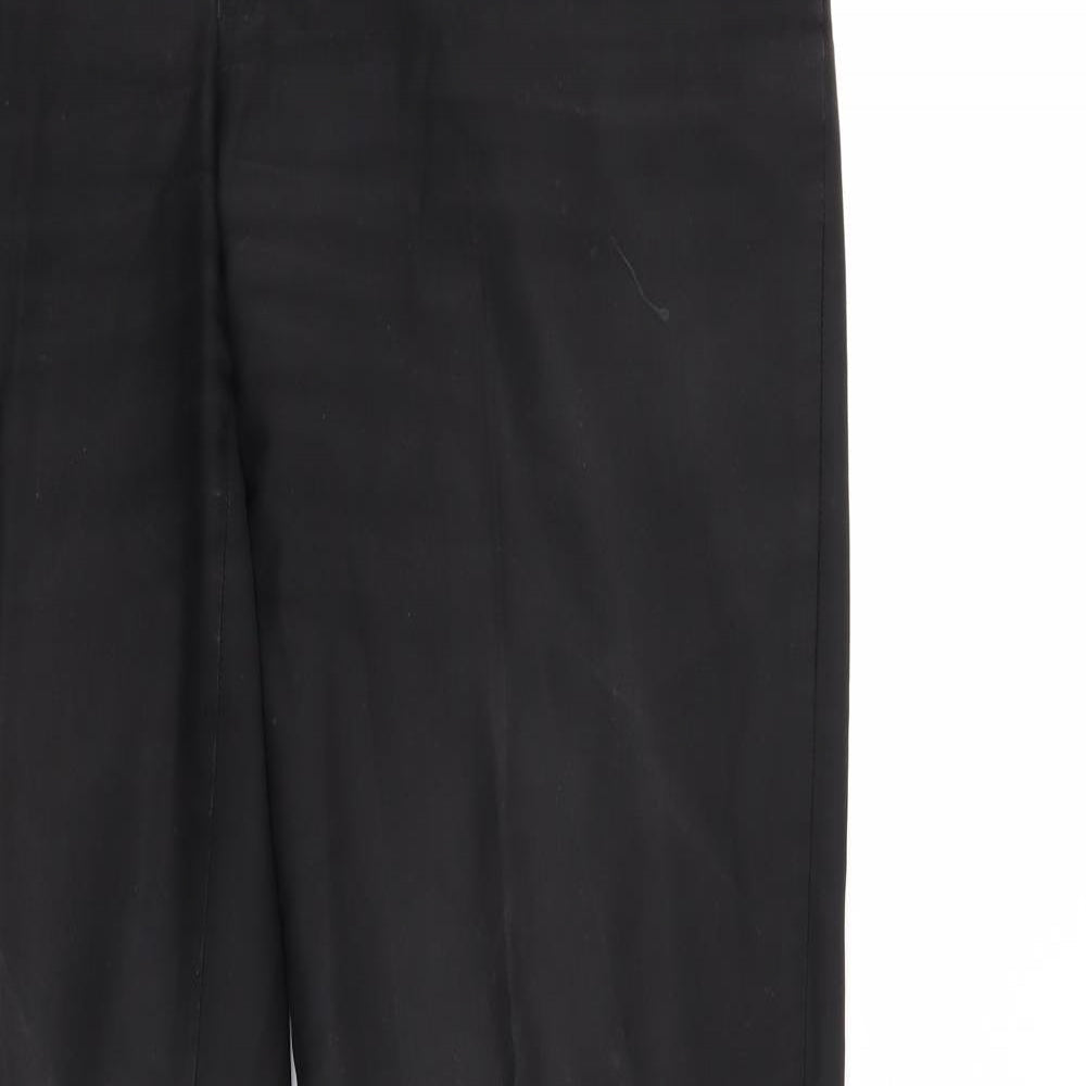 Burton Mens Black   Trousers  Size 32 L31 in