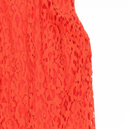 TU Womens Orange   Tank Dress  Size 12