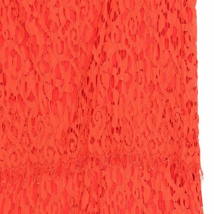 TU Womens Orange   Tank Dress  Size 12