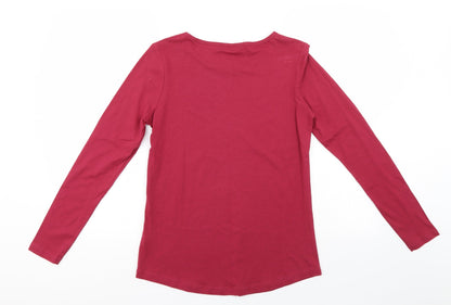 New Look Womens Red   Pullover Jumper Size 12
