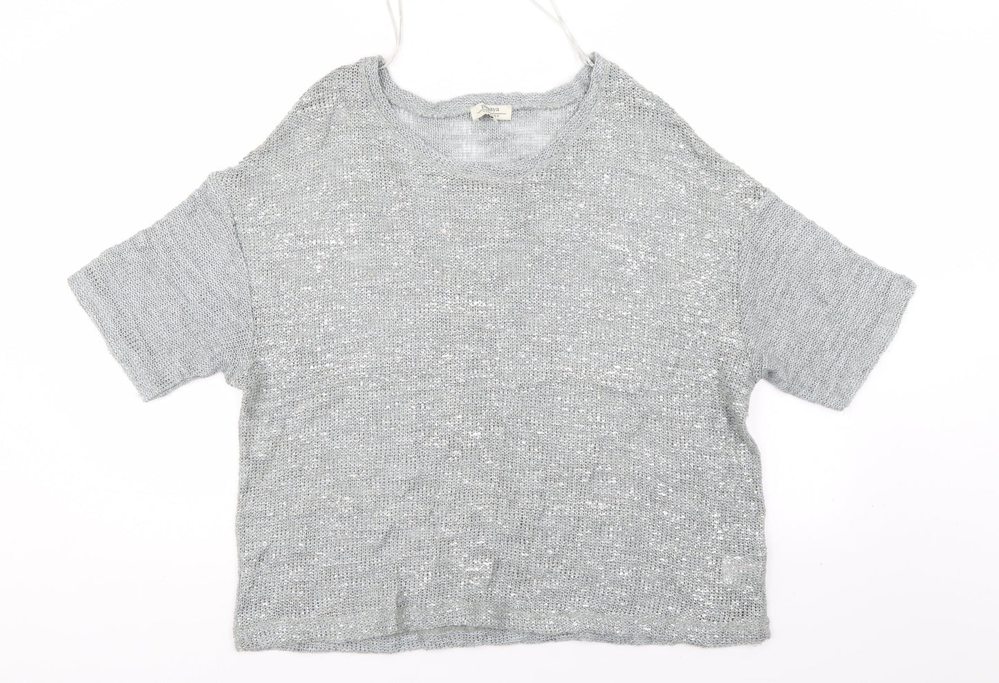 Papaya Womens Grey   Pullover Jumper Size 16