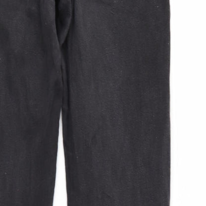 Denim & Co. Womens Black  Denim Tapered Jeans Size 16 L29 in