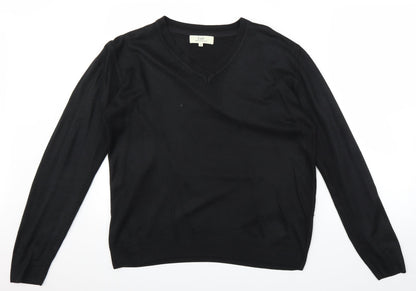 Easy Mens Black   Pullover Jumper Size M