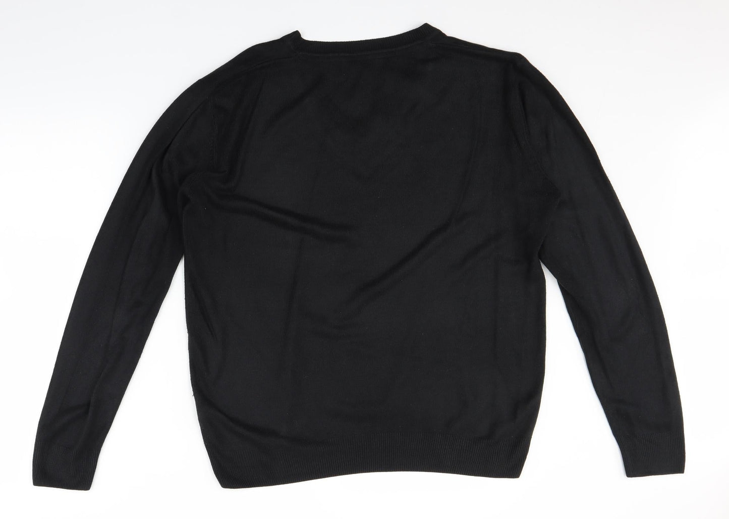 Easy Mens Black   Pullover Jumper Size M