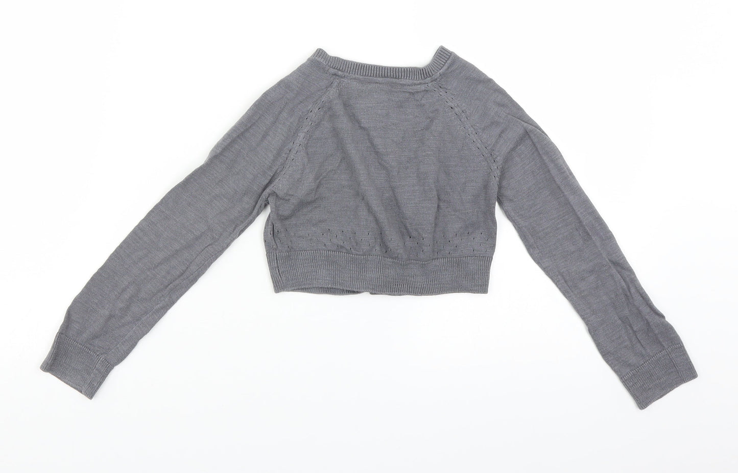 Mothercare Girls Grey   Cardigan Jumper Size 4 Years
