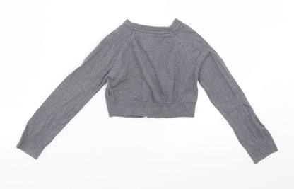 Mothercare Girls Grey   Cardigan Jumper Size 4 Years