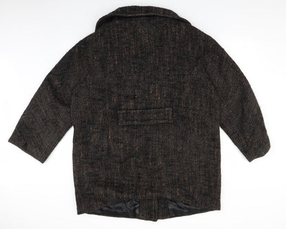 Womens UK Size L Wallis Brown Overcoat