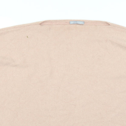 LV Clothing Womens Orange   Pullover Jumper Size M  - oversize