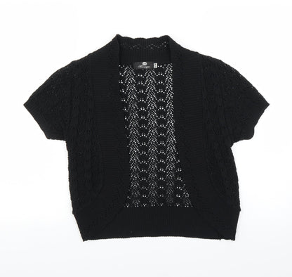 Monique Lhuillier Womens Black   Shrug Jumper Size S