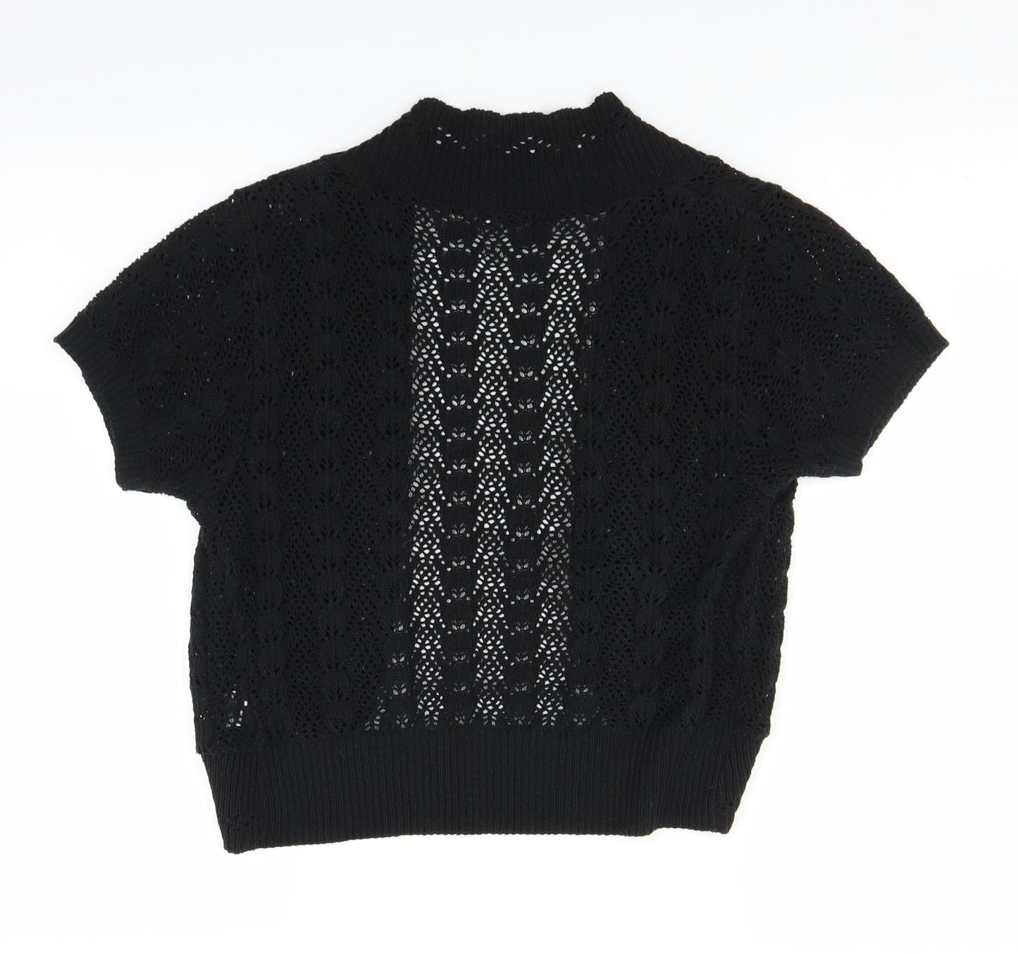 Monique Lhuillier Womens Black   Shrug Jumper Size S