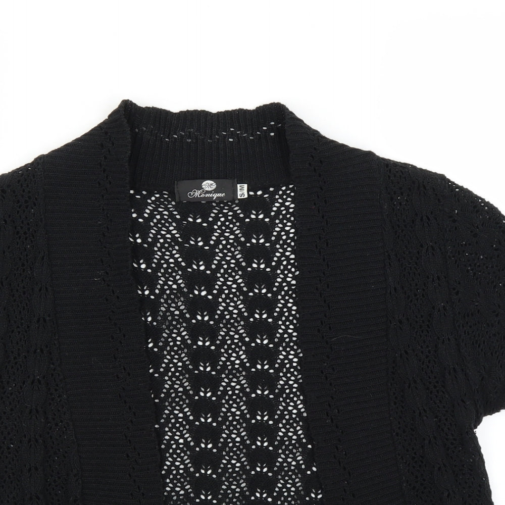 Monique Lhuillier Womens Black   Shrug Jumper Size S