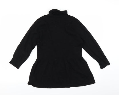 Womens UK Size 12 Marks and Spencer Black Basic Blouse