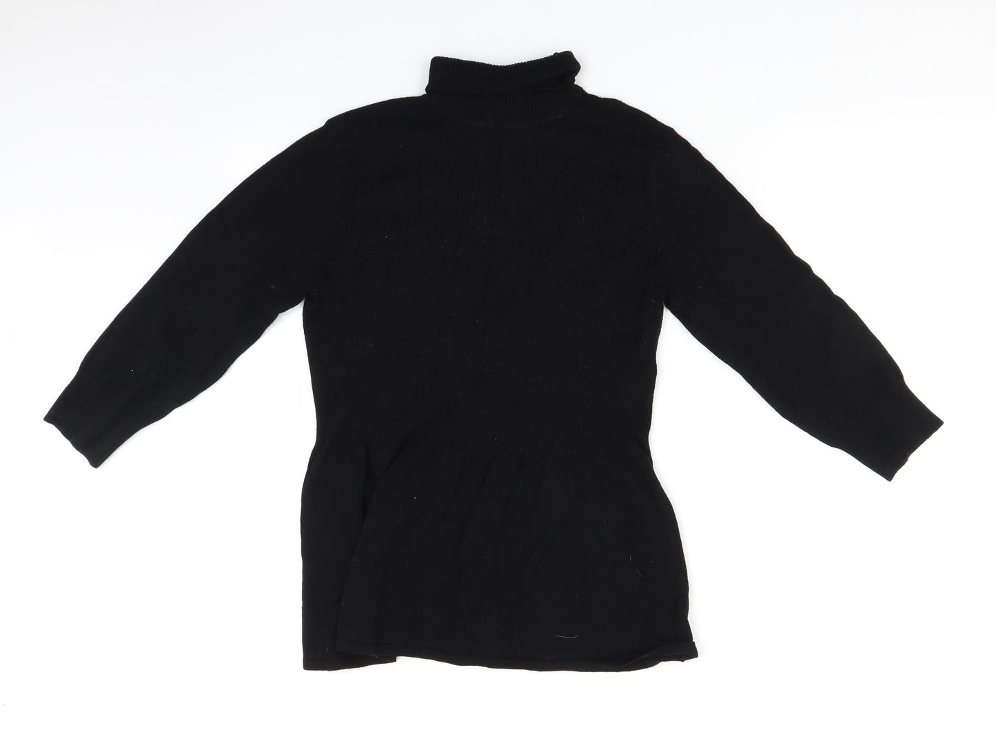 Womens UK Size 12 Marks and Spencer Black Basic Blouse