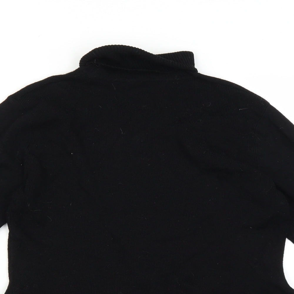 Womens UK Size 12 Marks and Spencer Black Basic Blouse