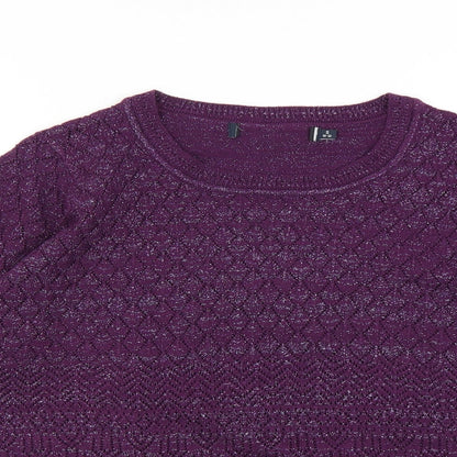 EWM Womens Purple   Pullover Jumper Size S