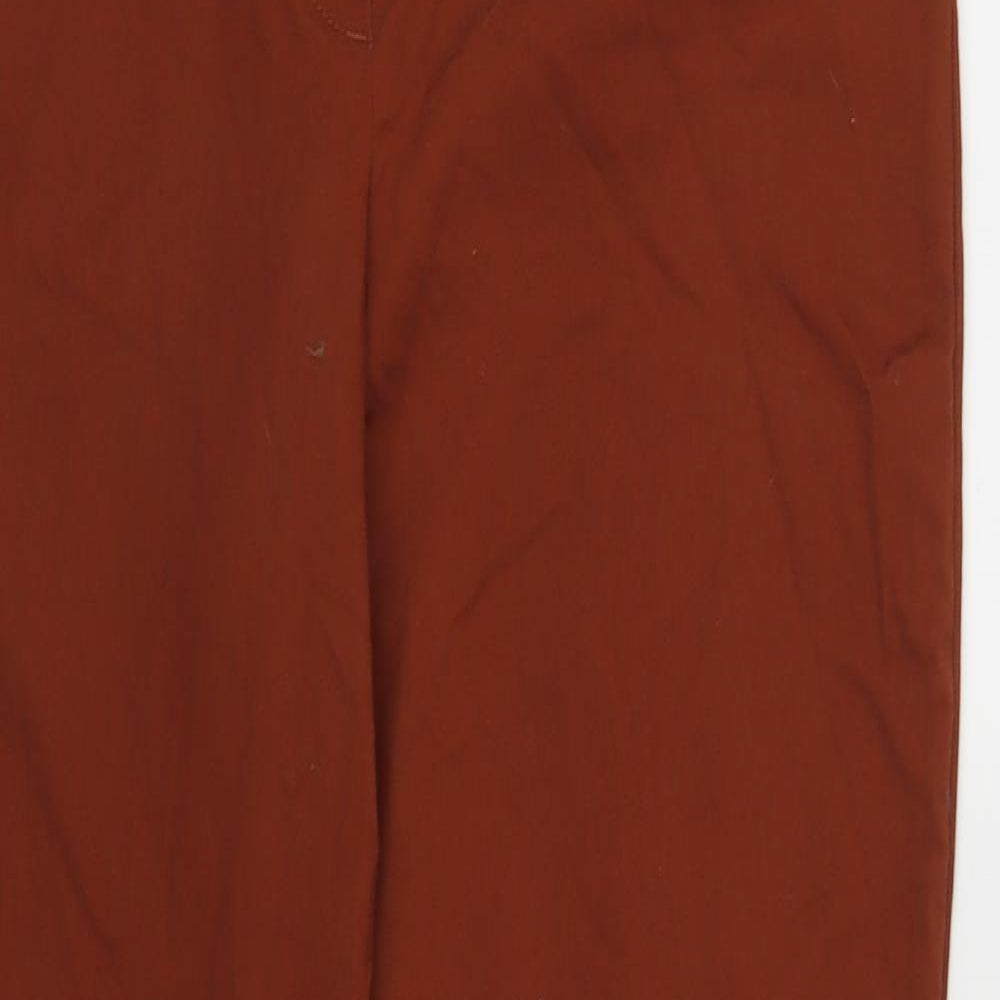 Womens UK Size 12 H&M Regular Fit Chino Brown Trousers