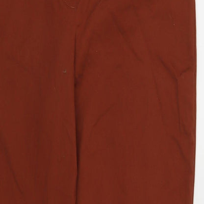 Womens UK Size 12 H&M Regular Fit Chino Brown Trousers